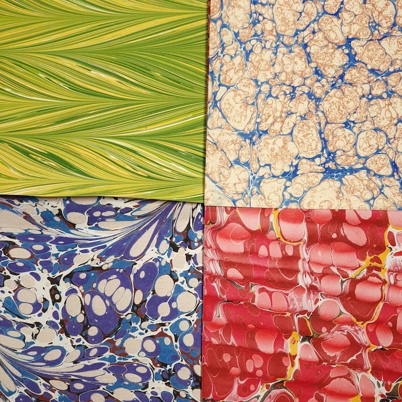 Marmoryzacja papieru - Jak zrobić piękny papier marmurkowy.