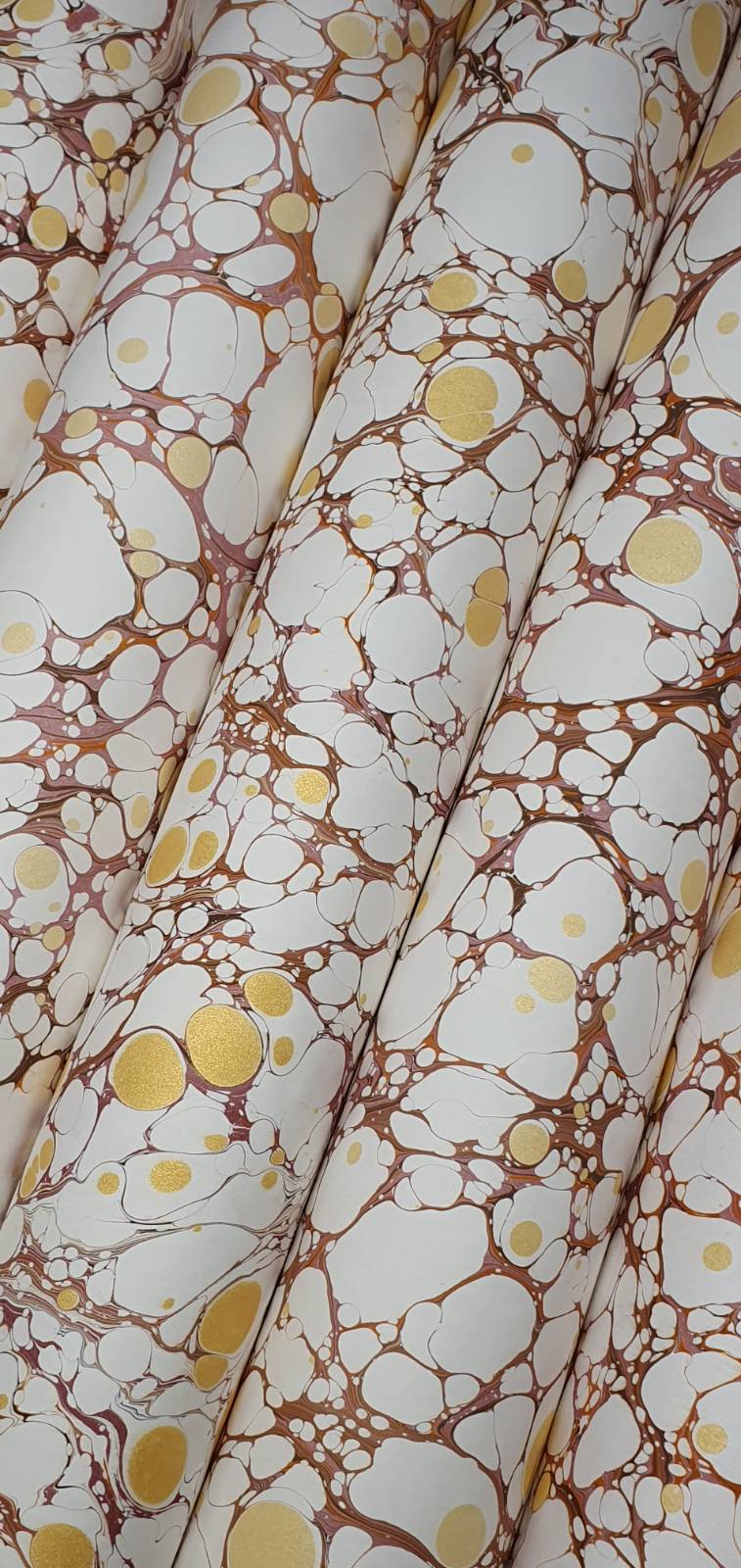 marbled paper italian gold